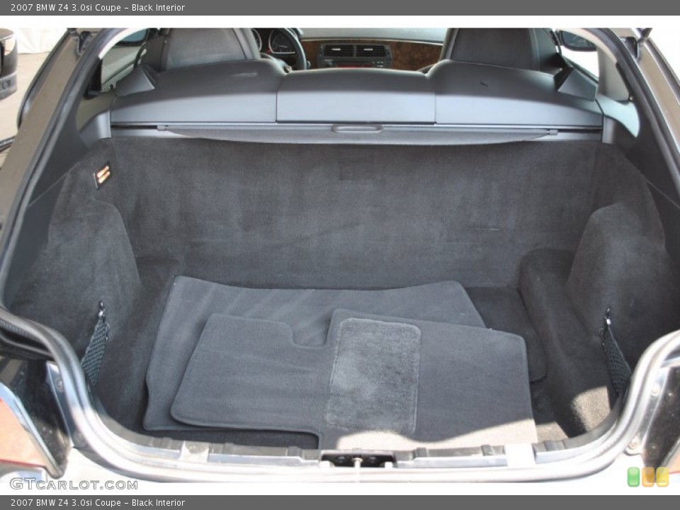 Black Interior Trunk for the 2007 BMW Z4 3.0si Coupe #51474999