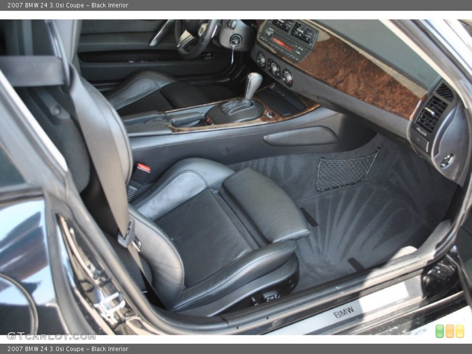 Black Interior Photo for the 2007 BMW Z4 3.0si Coupe #51475011