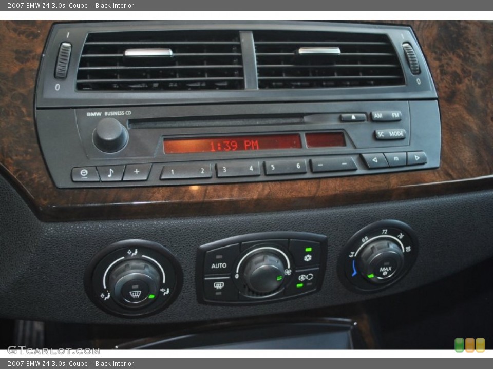 Black Interior Controls for the 2007 BMW Z4 3.0si Coupe #51475041