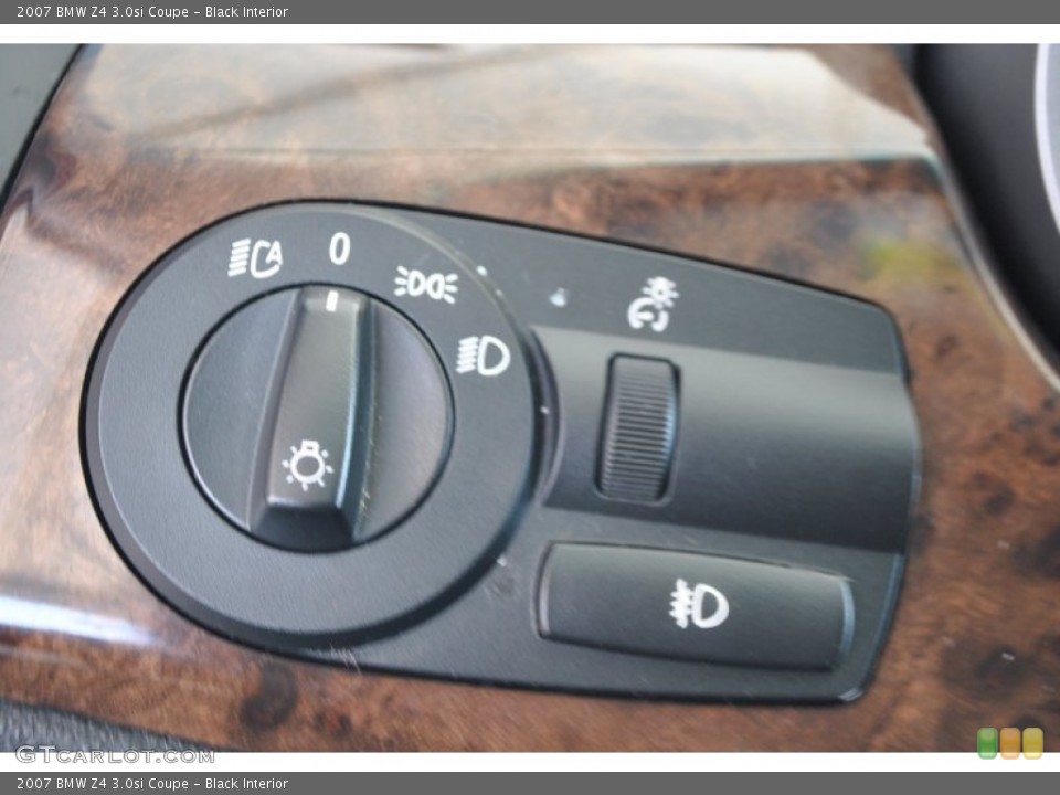 Black Interior Controls for the 2007 BMW Z4 3.0si Coupe #51475095