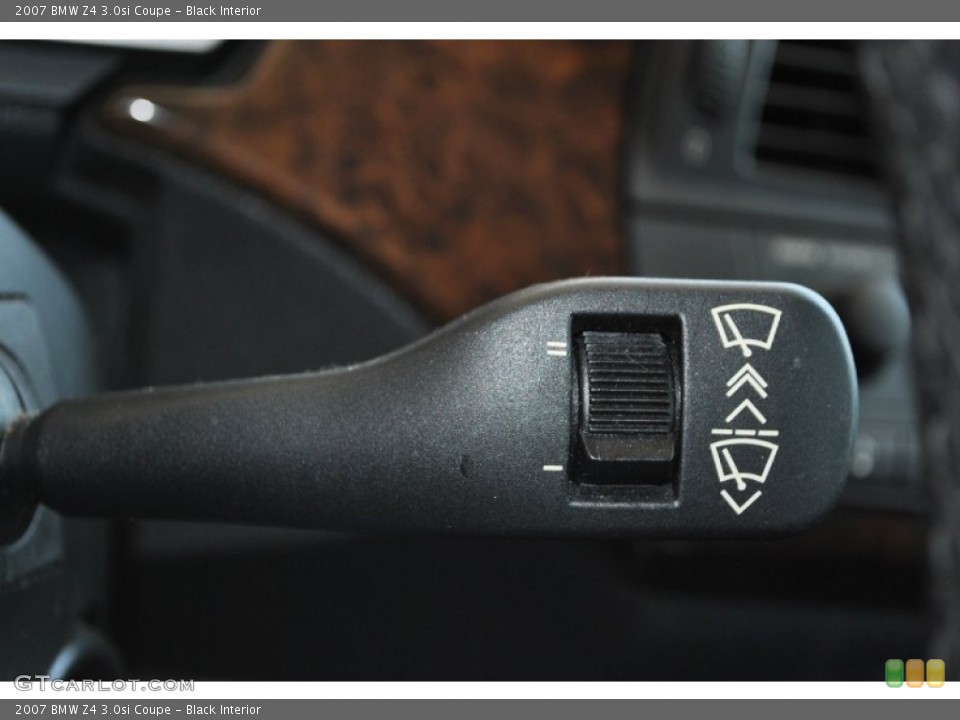 Black Interior Controls for the 2007 BMW Z4 3.0si Coupe #51475104