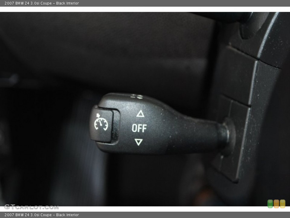 Black Interior Controls for the 2007 BMW Z4 3.0si Coupe #51475122
