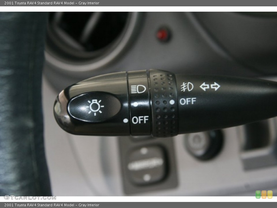 Gray Interior Controls for the 2001 Toyota RAV4  #51476502