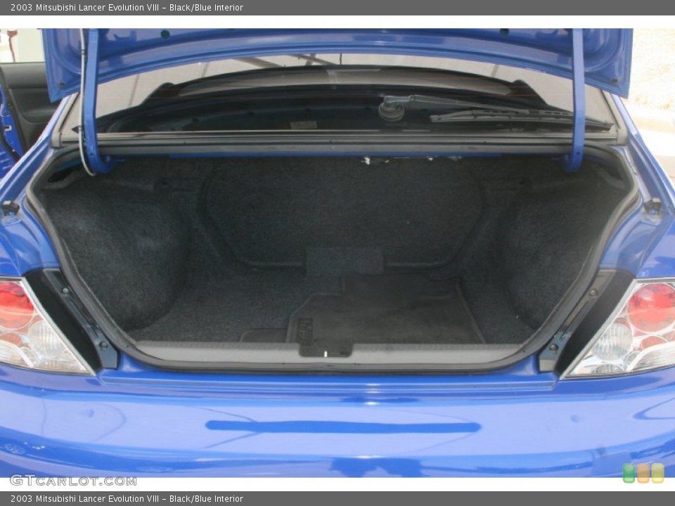 Black/Blue Interior Trunk for the 2003 Mitsubishi Lancer Evolution VIII #51476739