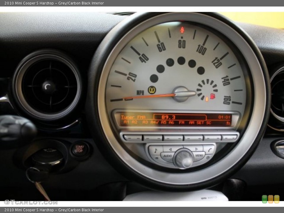 Grey/Carbon Black Interior Gauges for the 2010 Mini Cooper S Hardtop #51478110