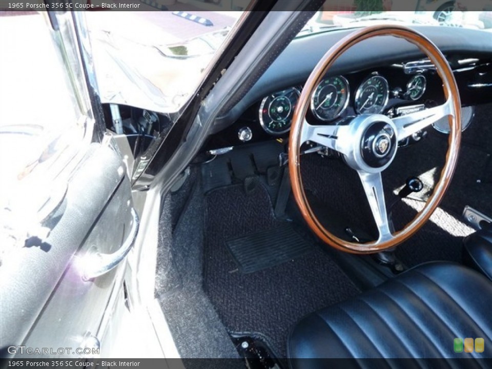 Black Interior Steering Wheel for the 1965 Porsche 356 SC Coupe #51479818