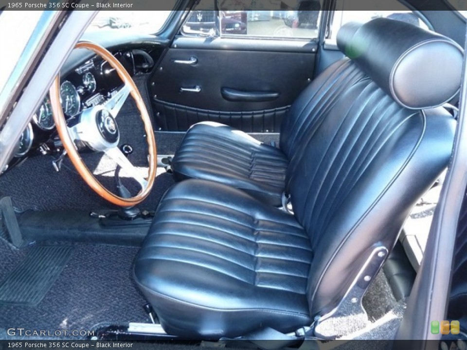 Black Interior Photo for the 1965 Porsche 356 SC Coupe #51479833
