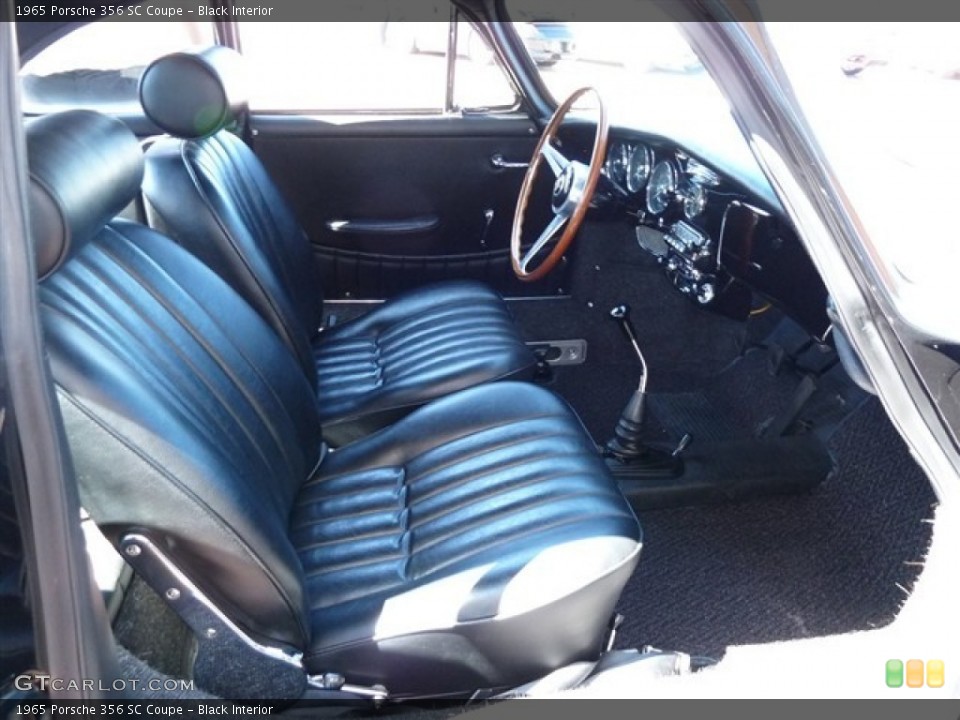 Black Interior Photo for the 1965 Porsche 356 SC Coupe #51479962