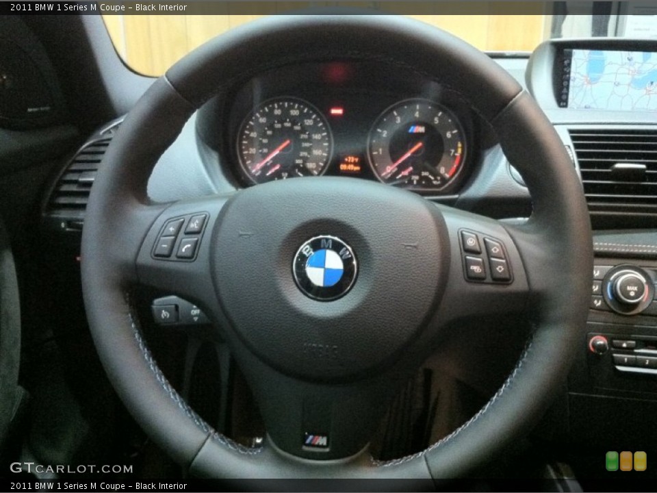 Black Interior Steering Wheel for the 2011 BMW 1 Series M Coupe #51480286