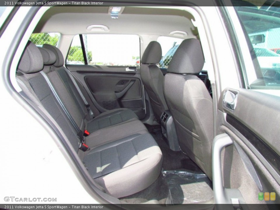 Titan Black Interior Photo for the 2011 Volkswagen Jetta S SportWagen #51480490