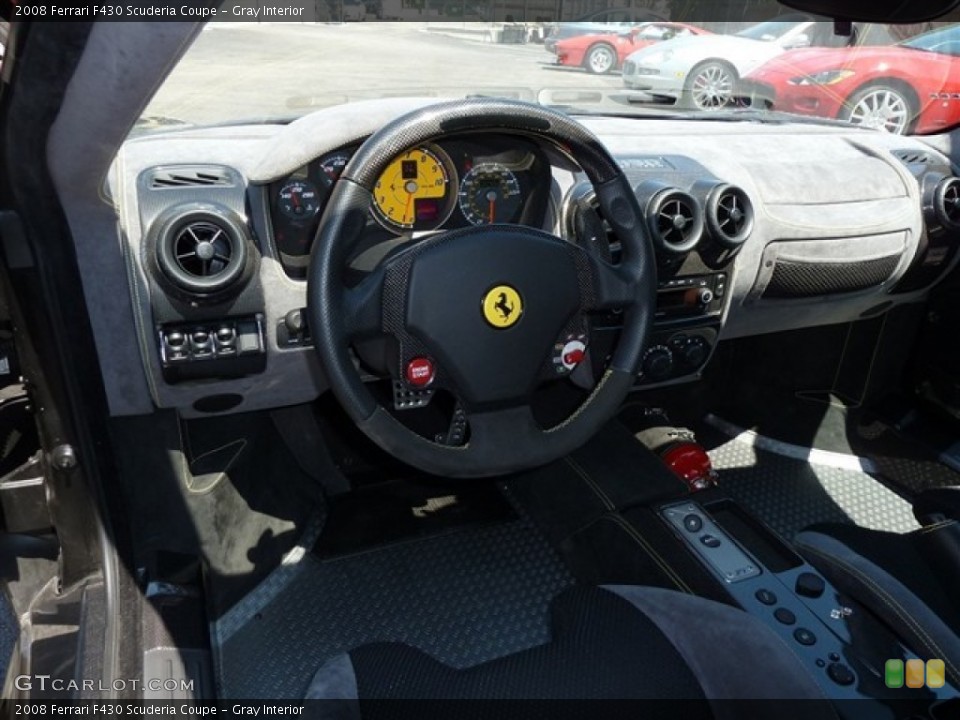 Gray Interior Dashboard for the 2008 Ferrari F430 Scuderia Coupe #51480652