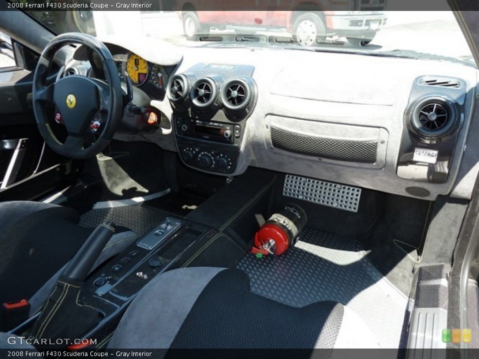 Gray Interior Dashboard for the 2008 Ferrari F430 Scuderia Coupe #51480667