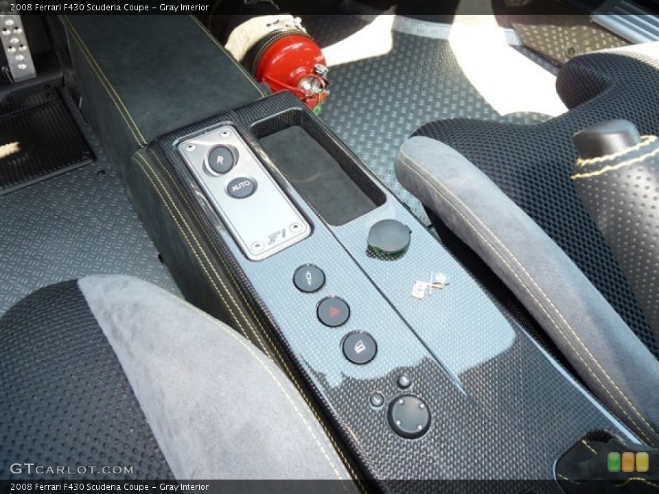Gray Interior Controls for the 2008 Ferrari F430 Scuderia Coupe #51480733