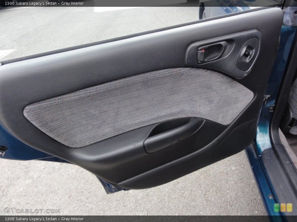 Gray Interior Door Panel for the 1998 Subaru Legacy L Sedan #51481672