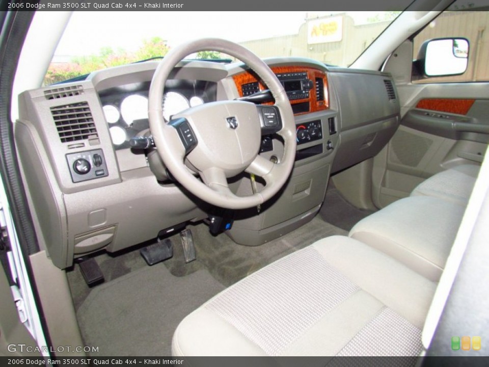 Khaki 2006 Dodge Ram 3500 Interiors