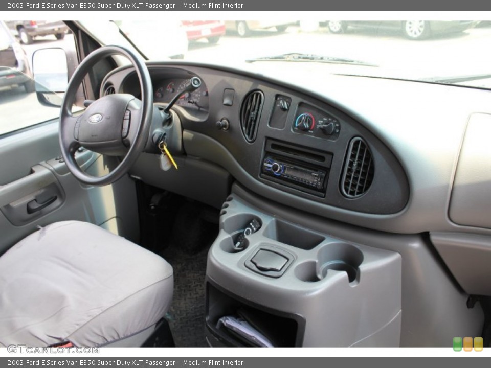 Medium Flint Interior Photo for the 2003 Ford E Series Van E350 Super Duty XLT Passenger #51482965