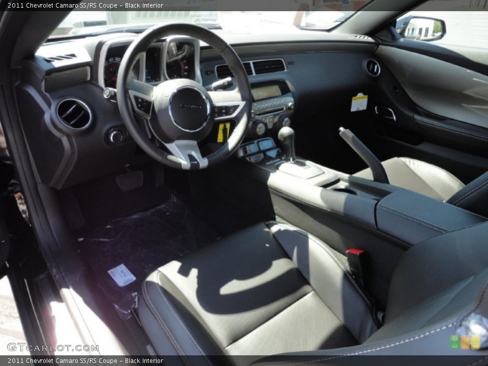Black Interior Prime Interior for the 2011 Chevrolet Camaro SS/RS Coupe #51485131