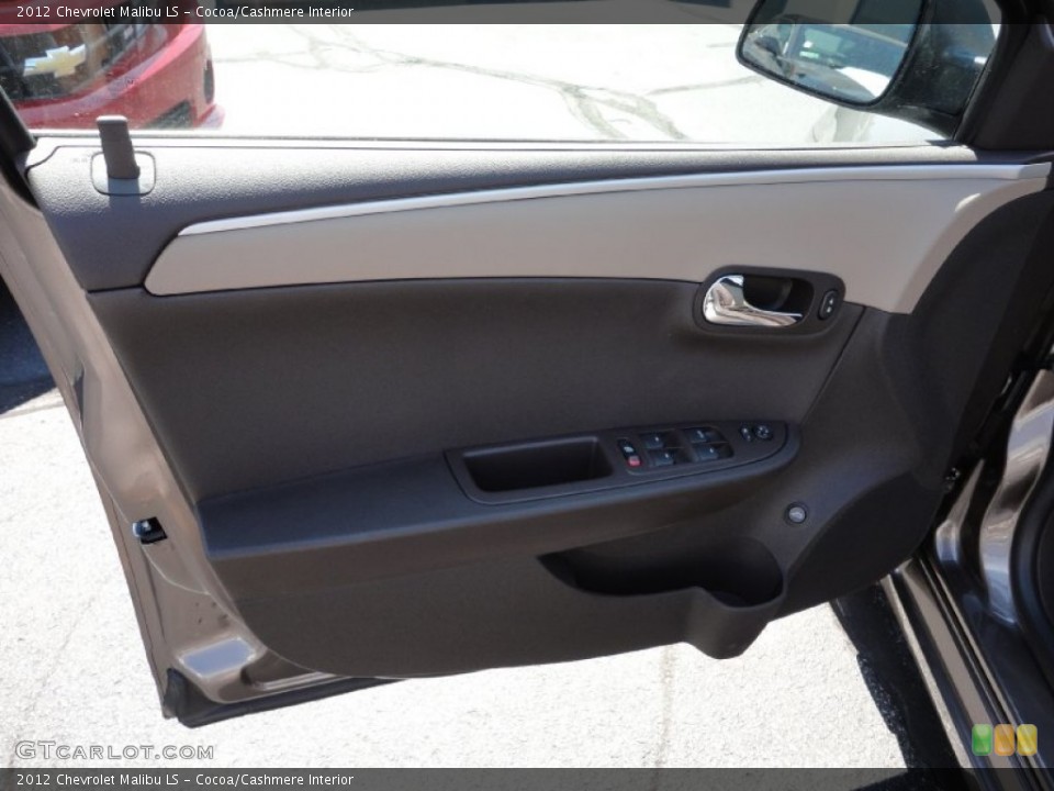 Cocoa/Cashmere Interior Door Panel for the 2012 Chevrolet Malibu LS #51486109