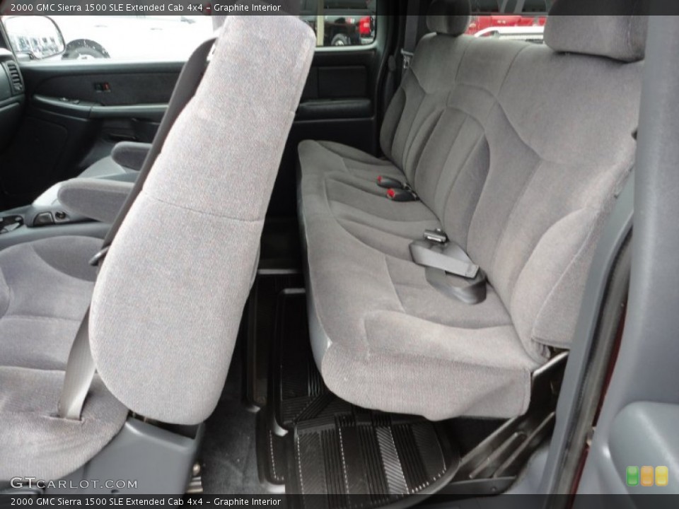 Graphite Interior Photo for the 2000 GMC Sierra 1500 SLE Extended Cab 4x4 #51487006