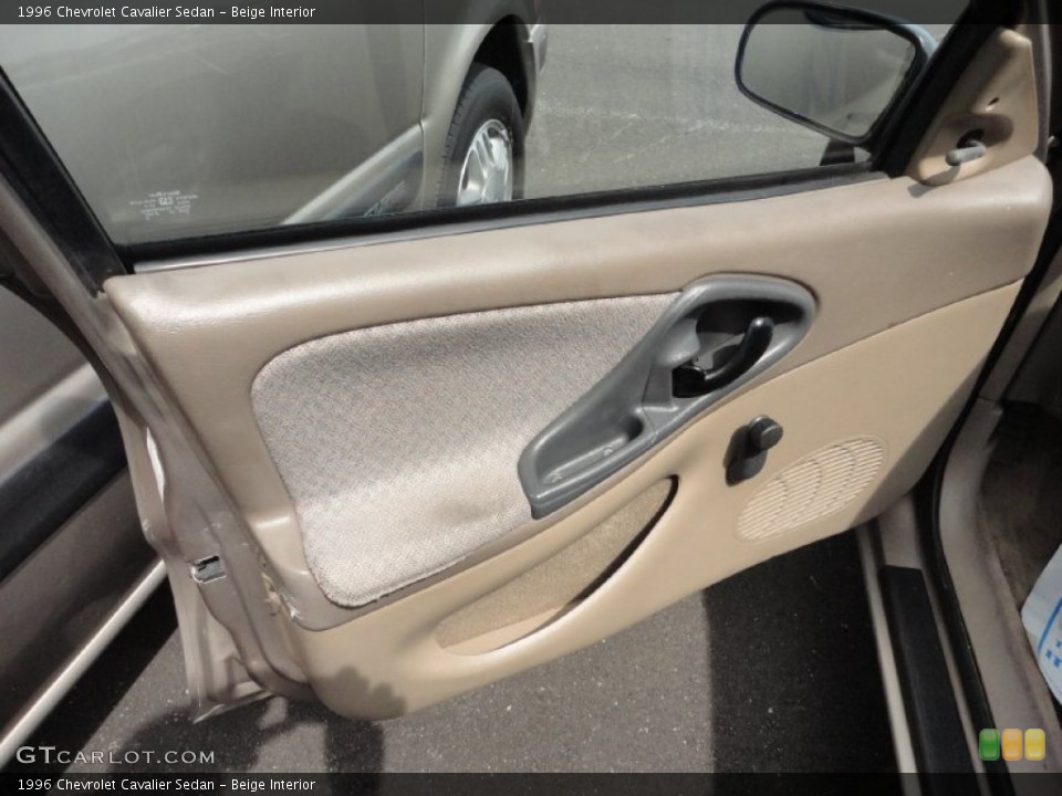 Beige Interior Door Panel for the 1996 Chevrolet Cavalier Sedan #51487261