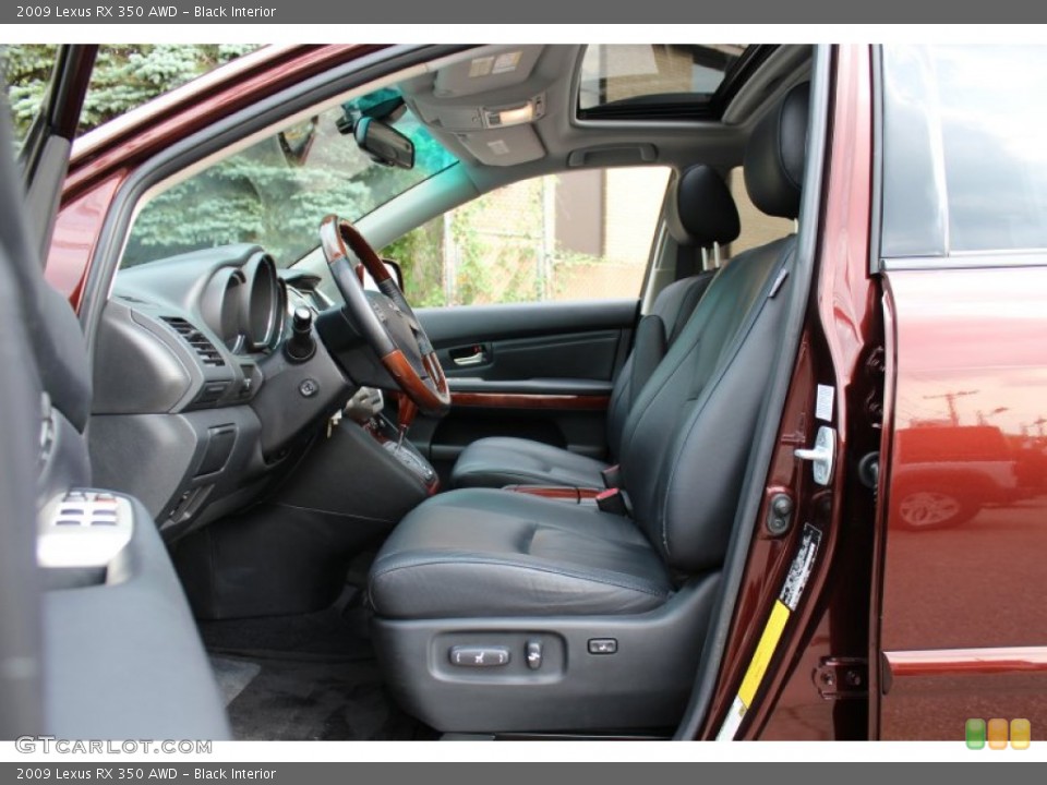 Black Interior Photo for the 2009 Lexus RX 350 AWD #51487987