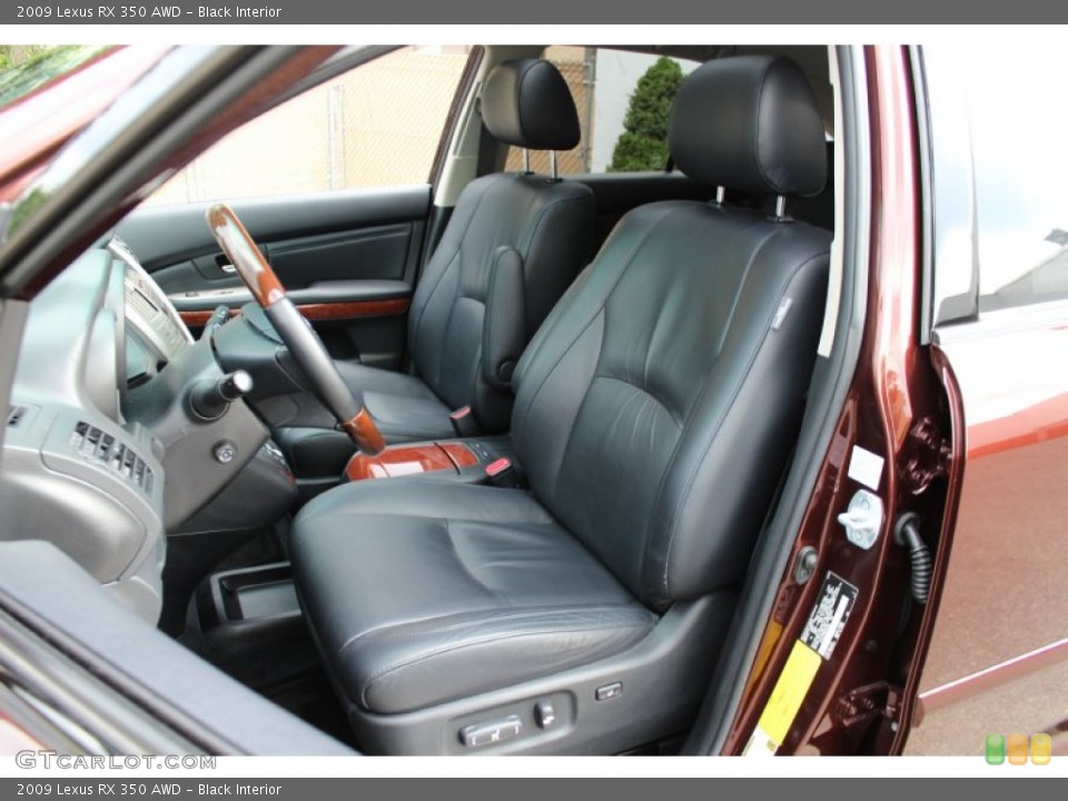 Black Interior Photo for the 2009 Lexus RX 350 AWD #51488002