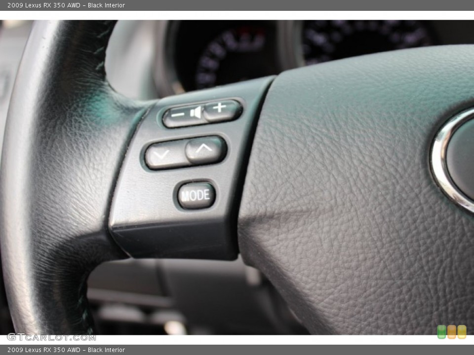 Black Interior Controls for the 2009 Lexus RX 350 AWD #51488047