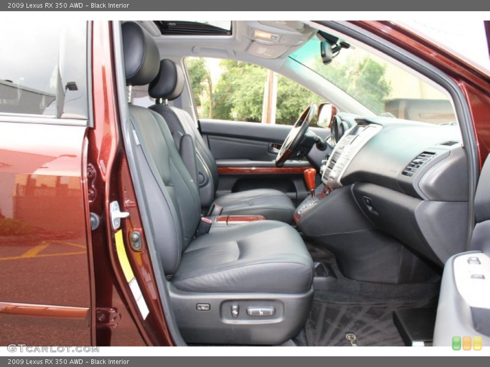 Black Interior Photo for the 2009 Lexus RX 350 AWD #51488212