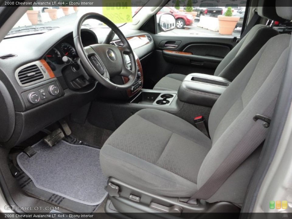 Ebony Interior Photo for the 2008 Chevrolet Avalanche LT 4x4 #51488668