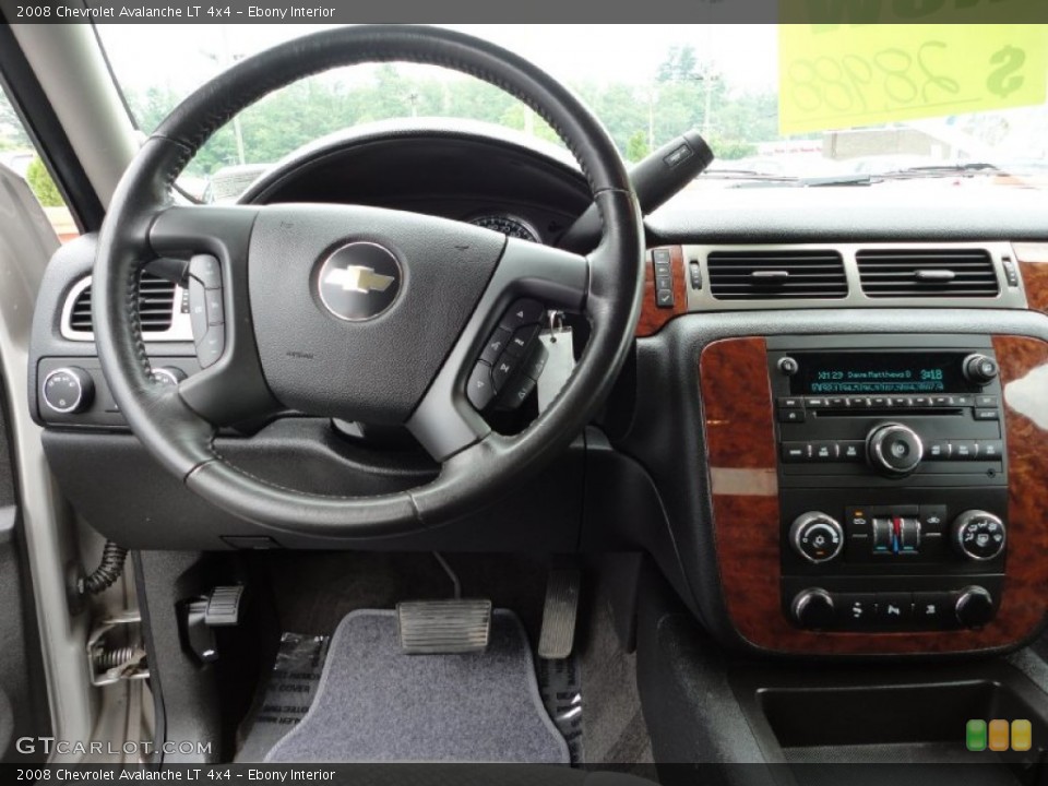 Ebony Interior Dashboard for the 2008 Chevrolet Avalanche LT 4x4 #51488683