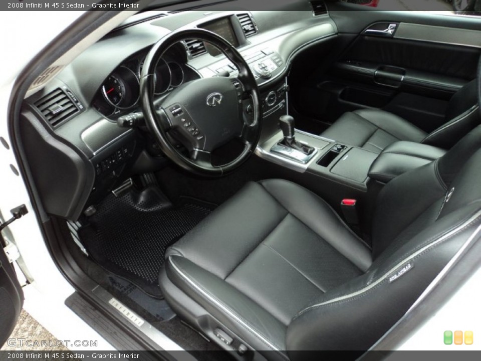Graphite Interior Photo for the 2008 Infiniti M 45 S Sedan #51489124
