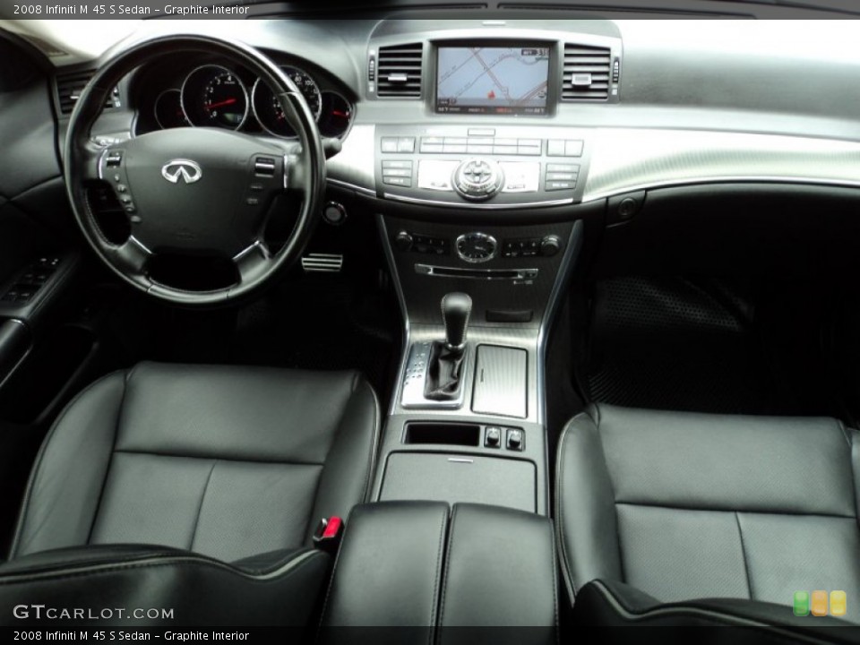 Graphite Interior Dashboard for the 2008 Infiniti M 45 S Sedan #51489211