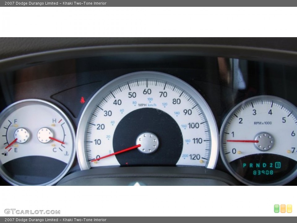 Khaki Two-Tone Interior Gauges for the 2007 Dodge Durango Limited #51491815