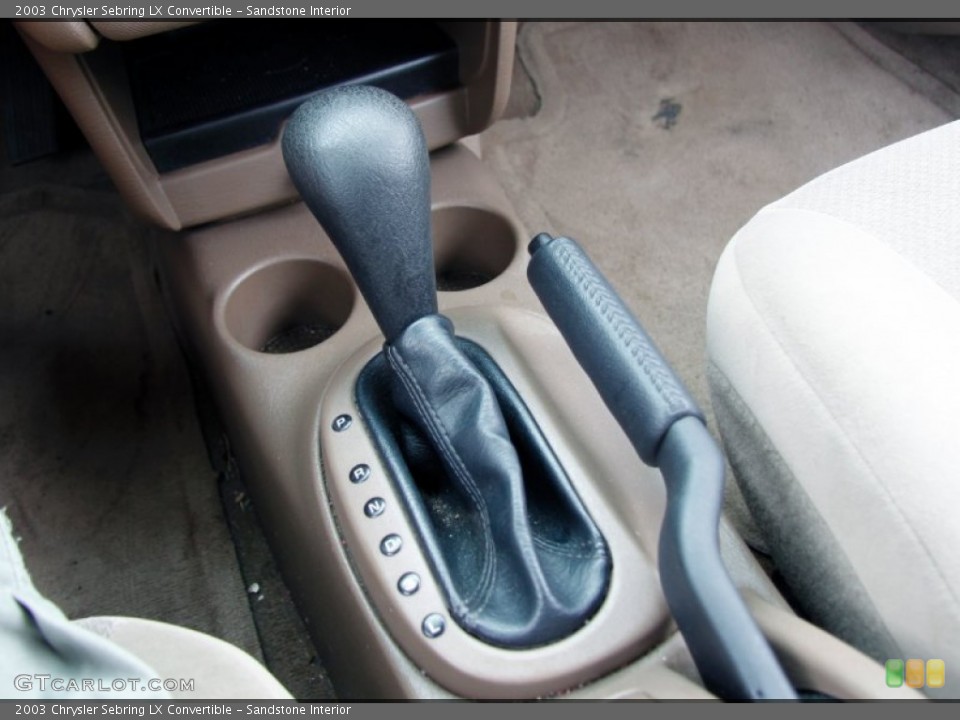 Sandstone Interior Transmission for the 2003 Chrysler Sebring LX Convertible #51492151