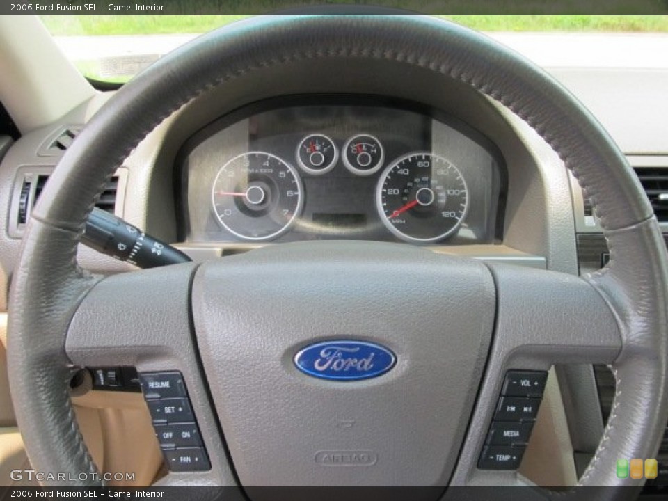 Camel Interior Steering Wheel for the 2006 Ford Fusion SEL #51492289