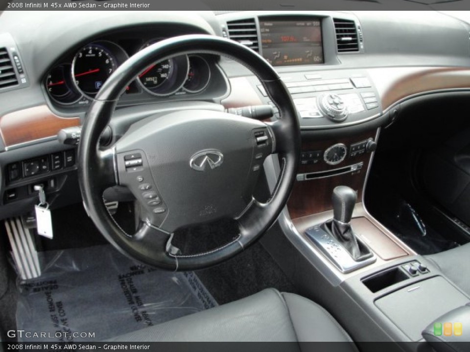 Graphite Interior Photo for the 2008 Infiniti M 45x AWD Sedan #51493735