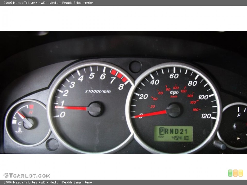 Medium Pebble Beige Interior Gauges for the 2006 Mazda Tribute s 4WD #51494737