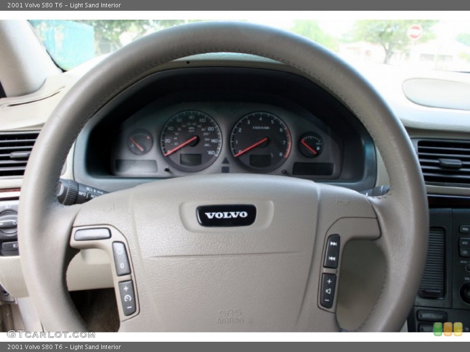 Light Sand Interior Steering Wheel for the 2001 Volvo S80 T6 #51495430