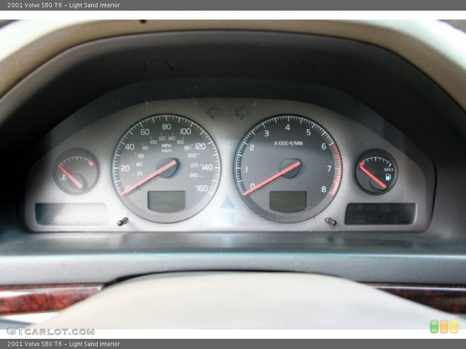 Light Sand Interior Gauges for the 2001 Volvo S80 T6 #51495442
