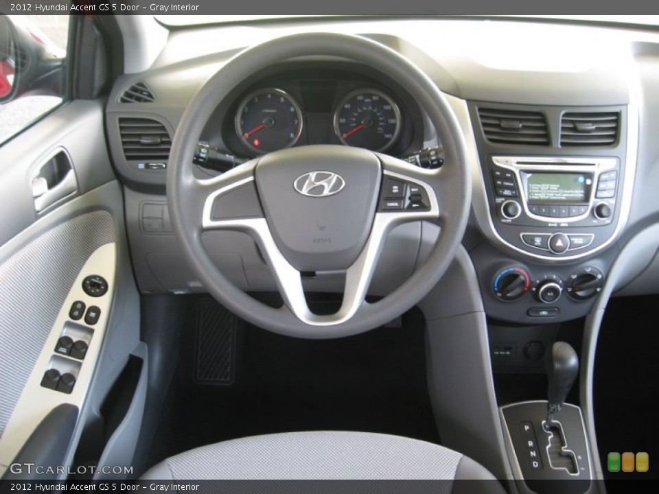 Gray Interior Dashboard for the 2012 Hyundai Accent GS 5 Door #51495610