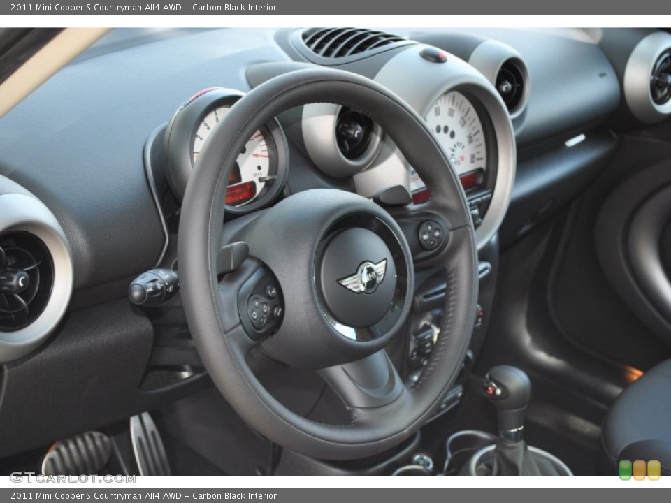 Carbon Black Interior Dashboard for the 2011 Mini Cooper S Countryman All4 AWD #51496177
