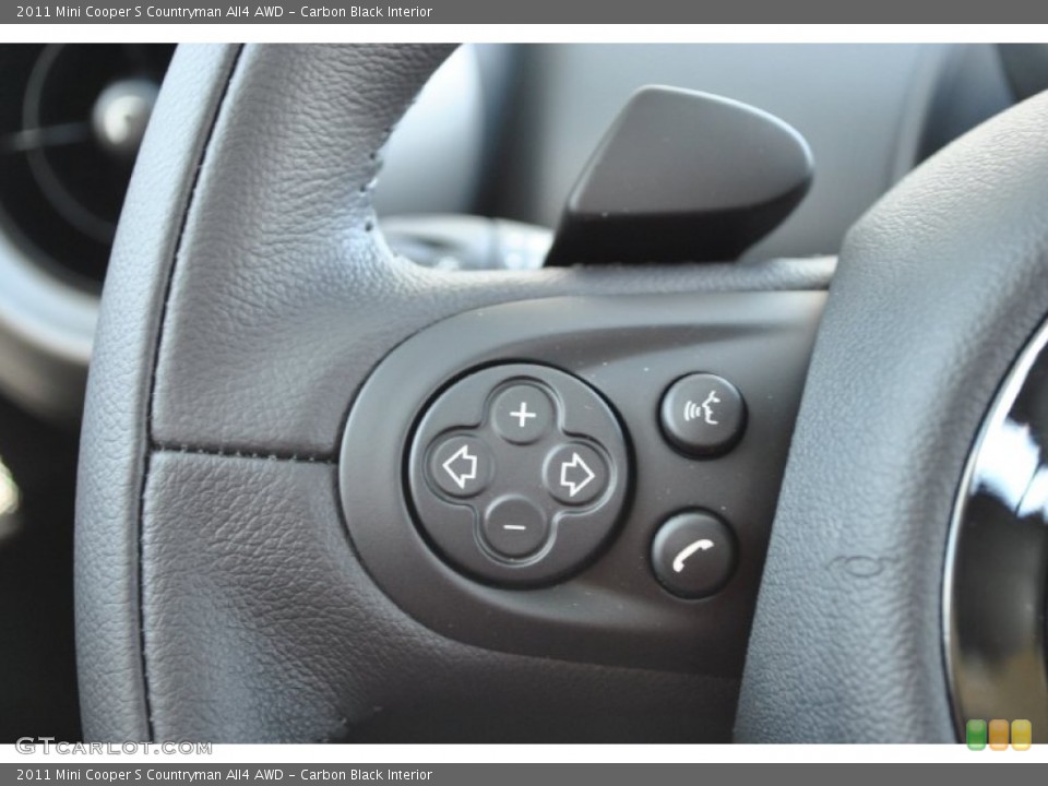 Carbon Black Interior Controls for the 2011 Mini Cooper S Countryman All4 AWD #51496282