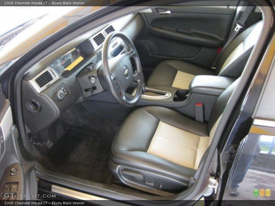 Ebony Black Interior Photo for the 2008 Chevrolet Impala LT #51496804