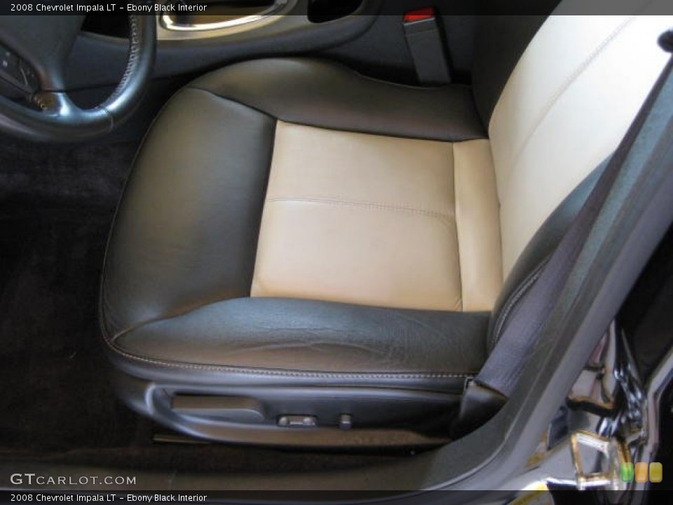 Ebony Black Interior Photo for the 2008 Chevrolet Impala LT #51496819