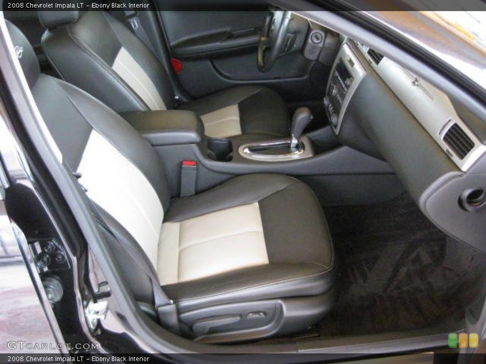 Ebony Black Interior Photo for the 2008 Chevrolet Impala LT #51496885