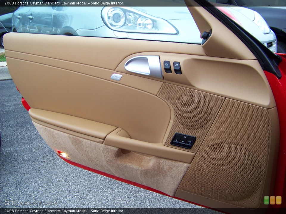 Sand Beige Interior Door Panel for the 2008 Porsche Cayman  #514985