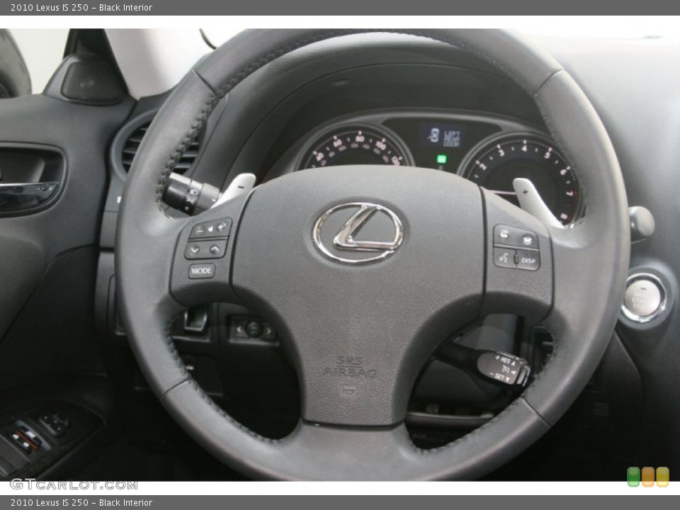 Black Interior Steering Wheel for the 2010 Lexus IS 250 #51499561