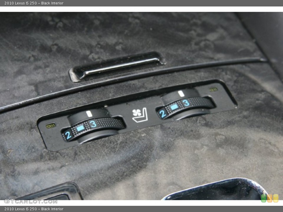 Black Interior Controls for the 2010 Lexus IS 250 #51499783