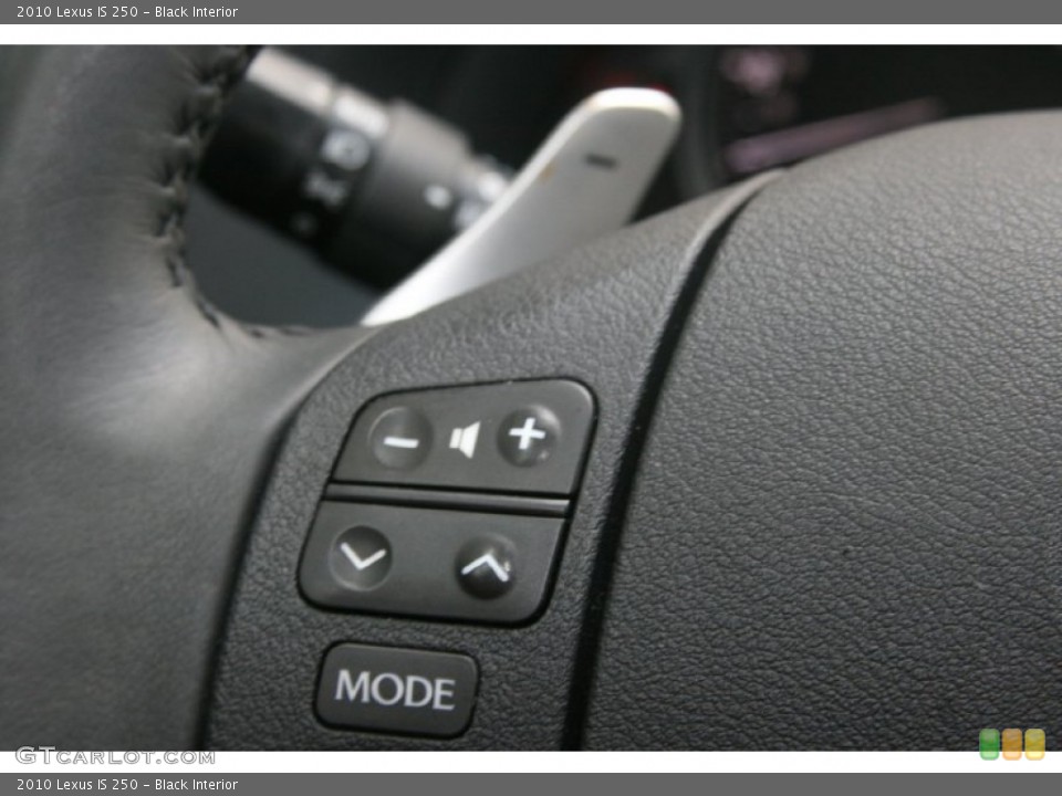 Black Interior Controls for the 2010 Lexus IS 250 #51499828