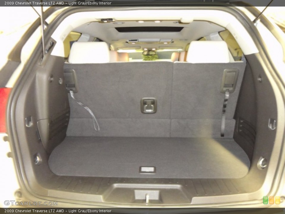 Light Gray/Ebony Interior Trunk for the 2009 Chevrolet Traverse LTZ AWD #51500824